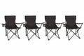NNETM 4-Pack Portable Folding Camping Chairs – Lightweight Outdoor Chairs with Cup Holder & Carry Bag