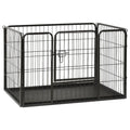 Steel Puppy Playpen — Large 91.5x59x61cm | Safe Dog Exercise Pen