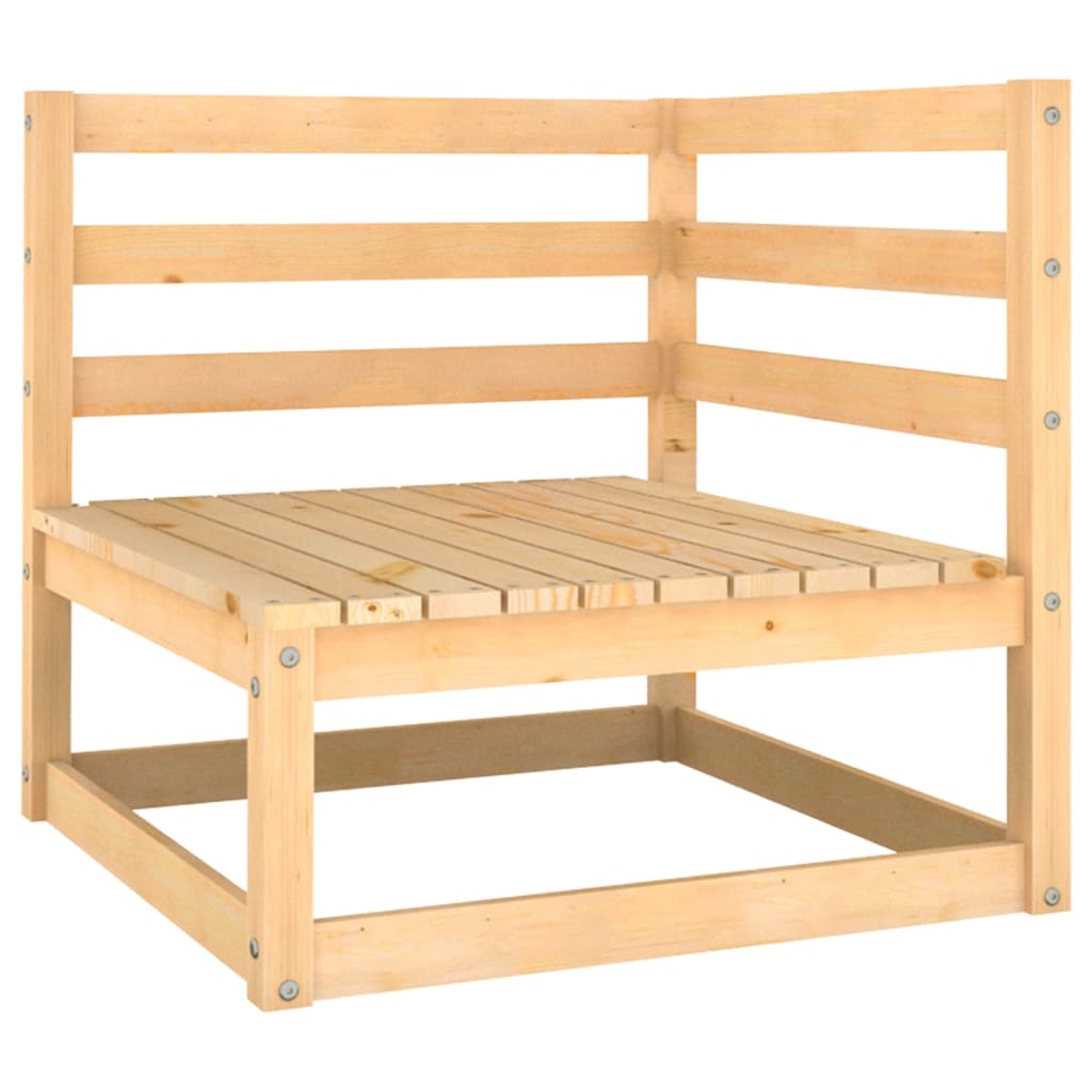 10-Piece Solid Pinewood Garden Lounge Set | Complete Outdoor Living