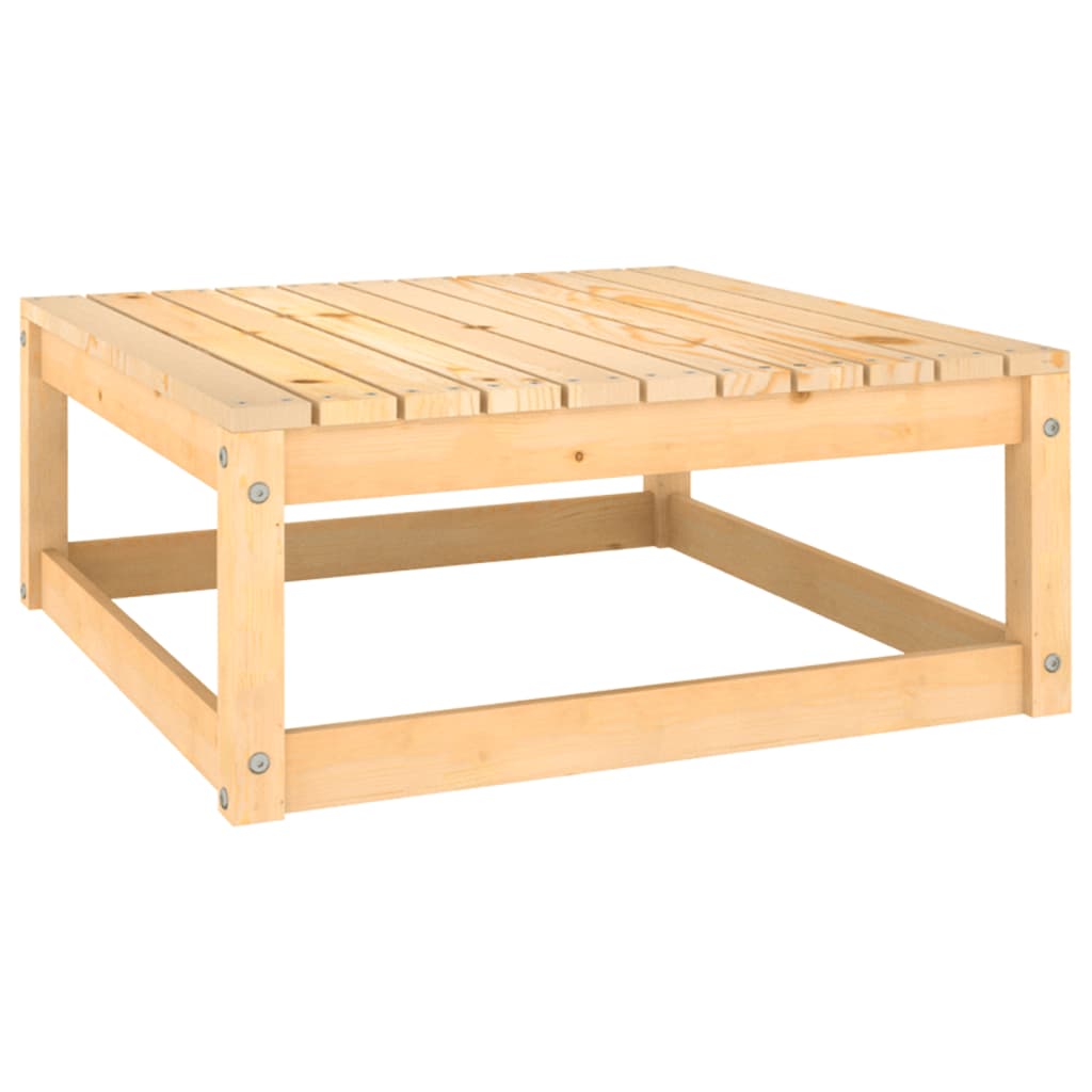 10-Piece Solid Pinewood Garden Lounge Set | Complete Outdoor Living