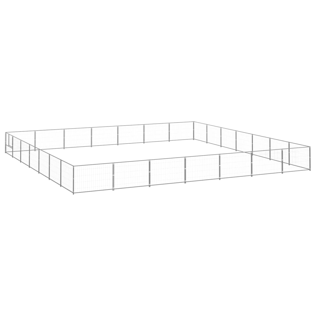 Heavy-Duty Steel Dog Kennel — 49m² | Large Outdoor Dog Run