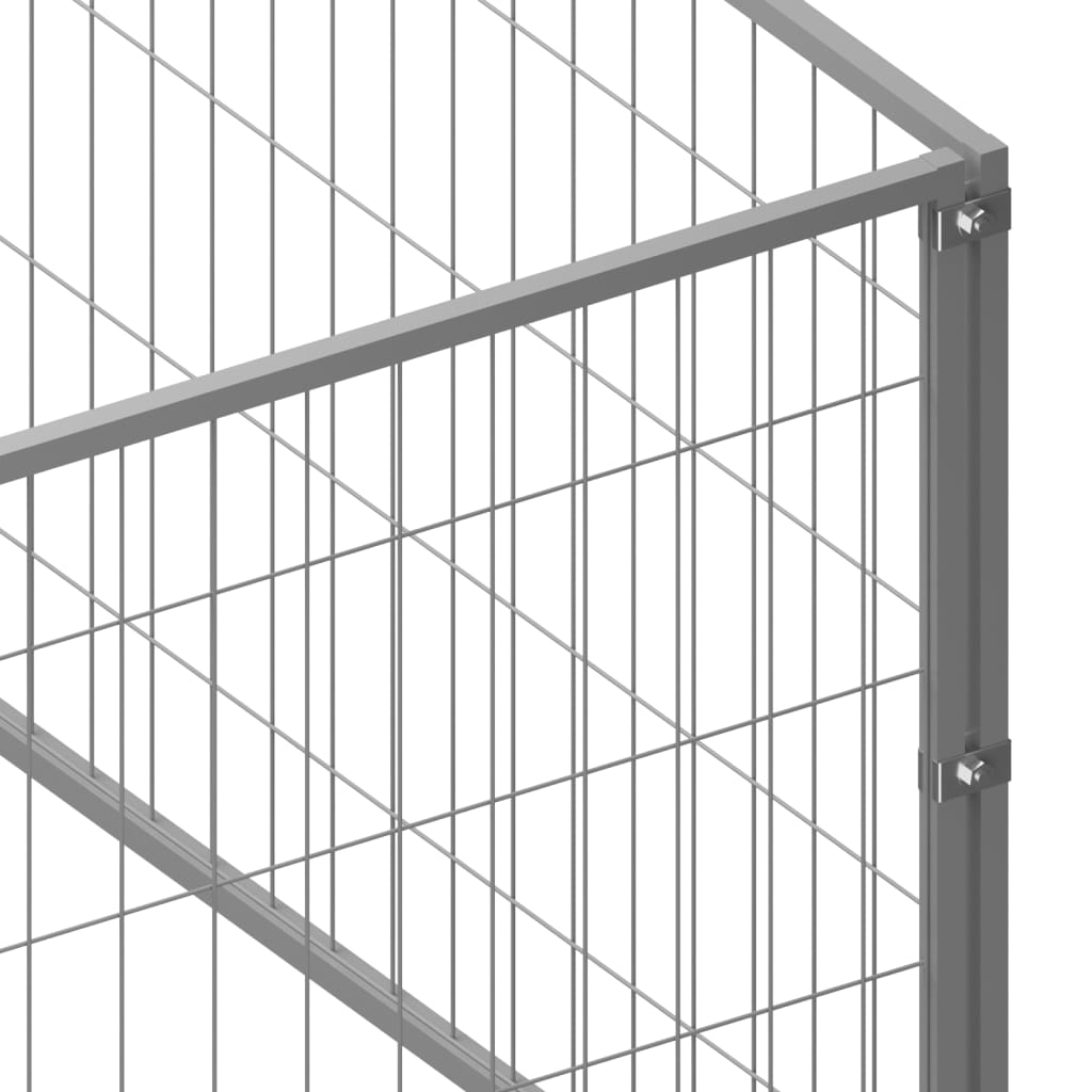 Heavy-Duty Steel Dog Kennel — 49m² | Large Outdoor Dog Run