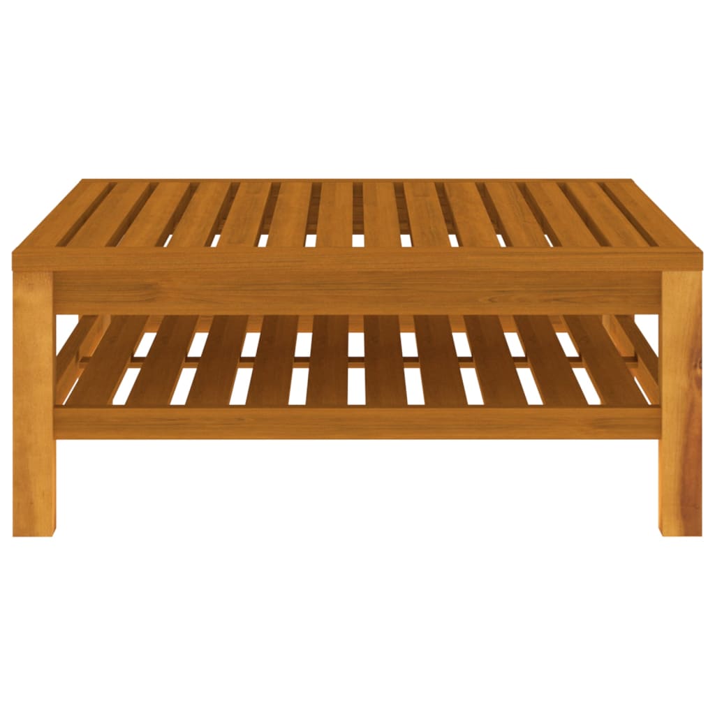 7-Piece Garden Lounge Set — Solid Acacia Wood with Cream Cushions | Free Shipping