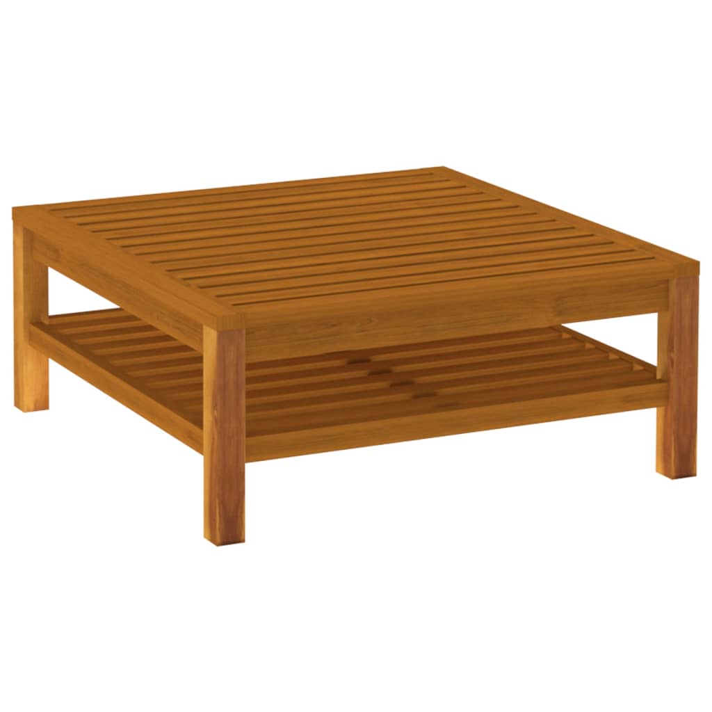 7-Piece Garden Lounge Set — Solid Acacia Wood with Cream Cushions | Free Shipping