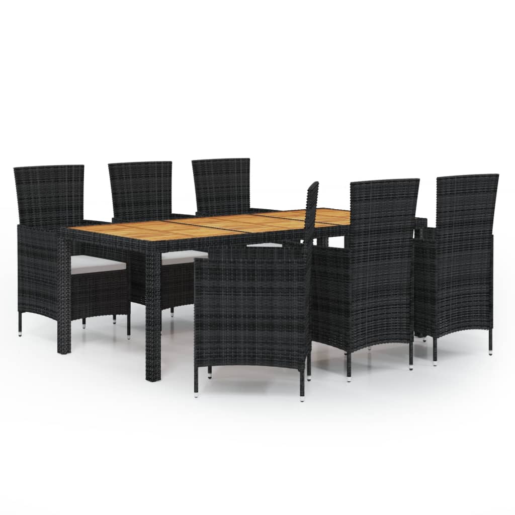 5-Piece Outdoor Bar Setting | Solid Pinewood Bar Table & Stools