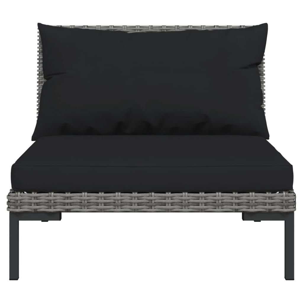 9-Piece Outdoor Garden Lounge Set — Weather-Resistant Poly Rattan | Free Shipping