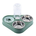 Premium 3-in-1 Pet Feeding Station | 500ML Stainless Steel Dog & Cat Bowl Set