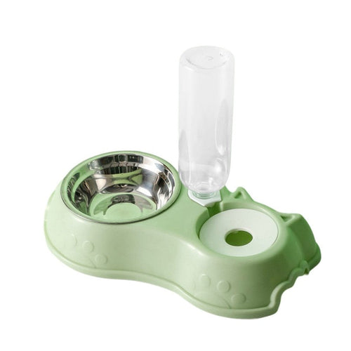 3-in-1 Automatic Pet Feeding & Drinking Station | Stainless Steel | Dogs & Cats