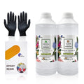 2L Epoxy Resin Kit | 1:1 AB Ratio | Crystal Clear | Art, DIY & Crafts